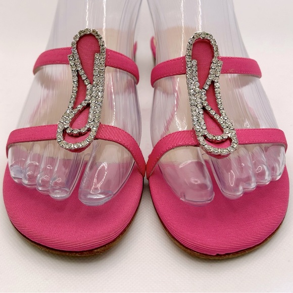 Kate Spade New York Rhinestone Embellished Slide Sandals, Pink 5 - Picture 5 of 8
